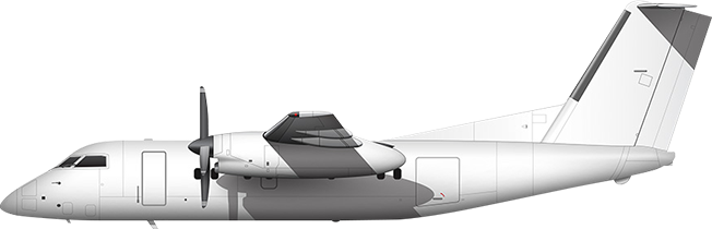 Dash 8-100 aircraft available for hire